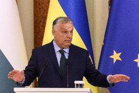 Hungarian Prime Minister Viktor Orban Arrived On An Unannounced Visit To Kyiv