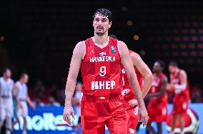 International Basketball match - Slovenia vs Croatia - FIBA Olympic Qualifying Tournaments