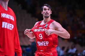 International Basketball match - Slovenia vs Croatia - FIBA Olympic Qualifying Tournaments