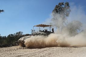 ISRAEL-GAZA-BORDER-TROOPS