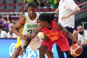 (SP)LATVIA-RIGA-FIBA OLYMPIC QUALIFYING TOURNAMENT-BRA VS MNE