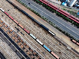 China-Europe (Asia) Freight Trains Volume Increased