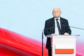 Jaroslaw Kaczynski Press Conference