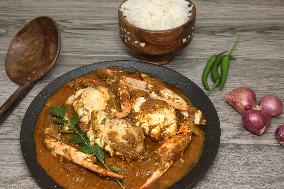 Kerala Style Toddy Shop Crab Curry