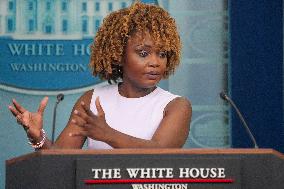 White House Press Secretary Karine Jean-Pierre Defends President Biden's Debate Peformance