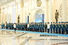 KAZAKHSTAN-ASTANA-XI JINPING-TOKAYEV-WELCOME CEREMONY