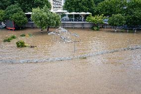 Jiangsu Section of Yangtze River Flood Orange Alert