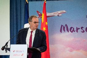 First Inaugural Direct Flight Between Marseille And Shanghai - Marseille