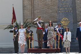 King Felipe At New Class On The NCO Scale Ceremony - Zaragoza