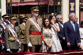 King Felipe Honors The Princess Of Asturias - Zaragoza