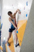 France team of Climbing bouldering for the 2024 Olympics  - Fontainebleau