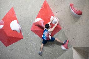 France team of Climbing bouldering for the 2024 Olympics  - Fontainebleau