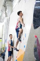 France team of Climbing bouldering for the 2024 Olympics  - Fontainebleau