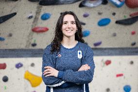 France team of Climbing bouldering for the 2024 Olympics  - Fontainebleau