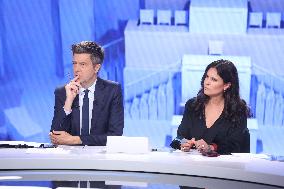 BFM broadcast on the 2024 legislative elections - Paris