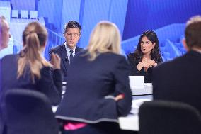 BFM broadcast on the 2024 legislative elections - Paris