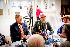 King Willem Alexander Visits Woerden Municipality