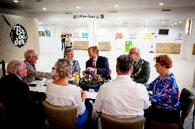 King Willem Alexander Visits Woerden Municipality
