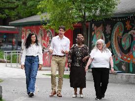 Justin Trudeau In Montreal's Papineau Riding