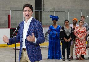 Justin Trudeau In Montreal's Papineau Riding