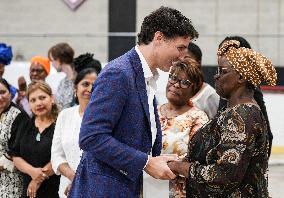 Justin Trudeau In Montreal's Papineau Riding