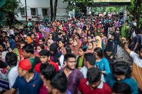 Students Protest In Dhaka