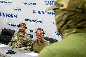 The Press Conference Of The Defense Intelligence Of Ukraine (DIU) In Kyiv