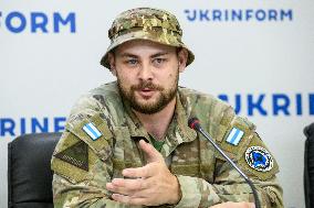 The Press Conference Of The Defense Intelligence Of Ukraine (DIU) In Kyiv