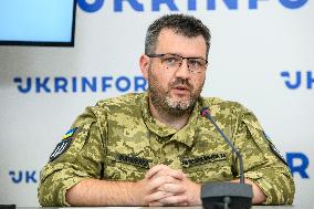 The Press Conference Of The Defense Intelligence Of Ukraine (DIU) In Kyiv