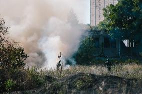 Consequences Of The Air Strike On Kharkiv