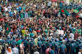 Students Protest Quota System - Dhaka