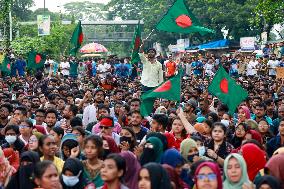 Students Protest Quota System - Dhaka