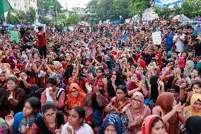Students Protest Quota System - Dhaka