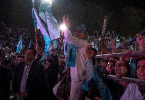 Last Electoral Campaign Rally For Masoud Pezeshkian In Iran