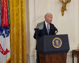 President Biden Awards The Medal Of Honor Posthumously To Two Civil War Soldiers