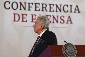Mexico’s Presiodent Andres Manuel Lopez Obrador Briefing