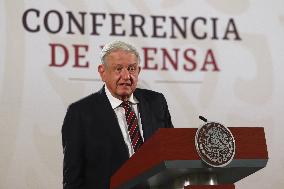 Mexico’s Presiodent Andres Manuel Lopez Obrador Briefing
