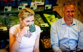 Queen Maxima Visits Village - The Netherlands