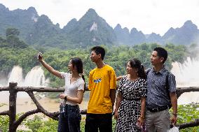 Detian Waterfall in Chongzuo