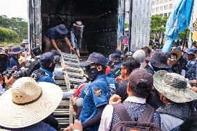 The July 4th National Farmers’ Rally Held In Seoul