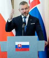 President Of Slovakia Visits Poland