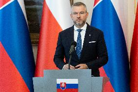 President Of Slovakia Visits Poland