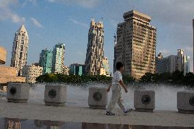Heat Wave In Shanghai