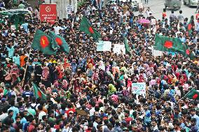 Protest Against Quota System In Government Jobs - Dhaka