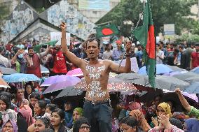 Protest Against Quota System In Government Jobs - Dhaka