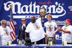 Nathan's Annual Hot Dog Eating Contest In New York