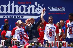 Nathan's Annual Hot Dog Eating Contest In New York