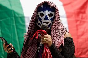 Members Of The Dissident Bloc In Mexico Protest Against US Independence Day