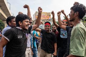 Students Protest In Dhaka