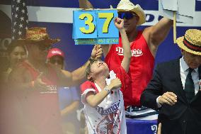 Nathan's Annual Hot Dog Eating Contest In New York